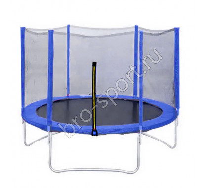 Батут DFC Trampoline Fitness 10ft наружн.сетка, синий (305см)