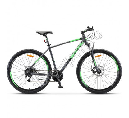 Велосипед Stels Navigator 920 MD V010 Антрацитовый/Зелёный 29 (LU094357) 39457 16,5'