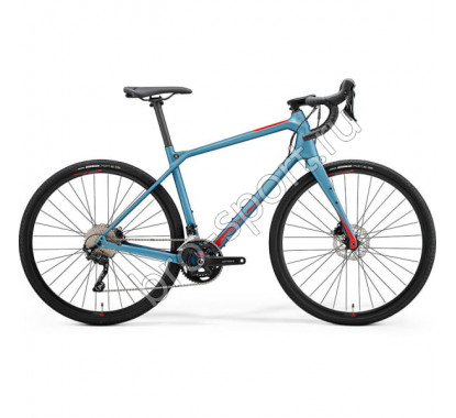 Велосипед Merida Silex 4000 MattTeal-Blue/GlossyRed 2021 38858 S(47cm)(72134)