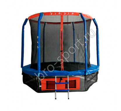 Батут DFC JUMP BASKET 10ft внутр.сетка, лестница (305cм)