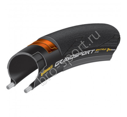 Покрышка Continental Grand Sport Race 700 x 23C PureGrip Compound – NyTech Breaker – 3/180 TPI, SL