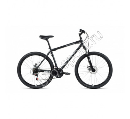 Велосипед 27,5' Altair MTB HT 27,5 2.0 disc 21 ск Черный/Серебро 20-21 г 39034 19'/RBKT1MN7Q011