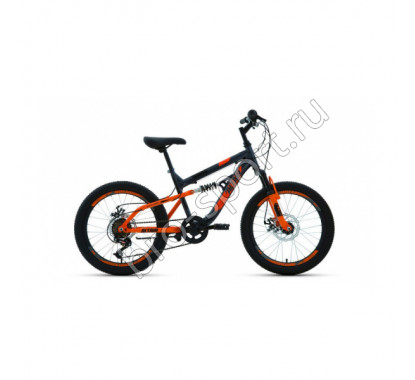 Велосипед 20' Altair MTB FS 20 disc 6 ск 20-21 г 39006 13' Темно-серый/Оранжевый/RBKT1F106004