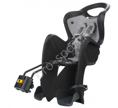Сиденье заднее MR FOX STANDARD B-FIX BLACK LUX, крепление на подседельную трубу