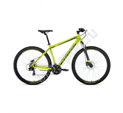 Велосипед 29' Forward Apache 29 3.0 disc AL Желтый/Черный 19-20 г