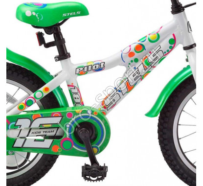 Stels Pilot 180 ALU (2018) бело-зеленый