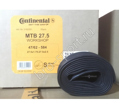 Continental Камера MTB 27.5 без упаковки, 47-584-> 62-584, S42
