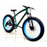 Велосипед Fatbike Beinaiqi зеленый на спицах
